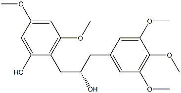 [S,(-)]-1-(2-Hydroxy-4,6-dimethoxyphenyl)-3-(3,4,5-trimethoxyphenyl)-2-propanol