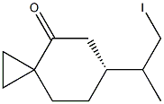 (6R)-6-(1-Methyl-2-iodoethyl)spiro[2.5]octan-4-one
