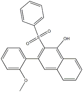 2-Phenylsulfonyl-3-(2-methoxyphenyl)-1-naphthol