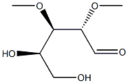 2-O,3-O-ジメチル-D-アラビノース 化学構造式