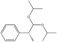 (2R)-1,1-ジイソプロポキシ-2-フェニルプロパン 化学構造式
