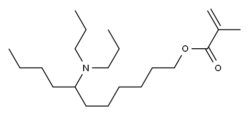 Methacrylic acid 7-(dipropylamino)undecyl ester