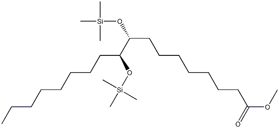 (9R,10S)-9,10-Bis[(trimethylsilyl)oxy]octadecanoic acid methyl ester