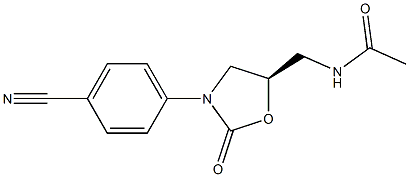 (5R)-5-Acetylaminomethyl-3-[4-cyanophenyl]oxazolidin-2-one|