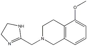 2-[[(1,2,3,4-Tetrahydro-5-methoxyisoquinolin)-2-yl]methyl]-4,5-dihydro-1H-imidazole