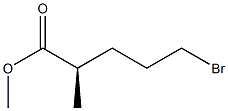 [R,(-)]-5-ブロモ-2-メチル吉草酸メチル 化学構造式