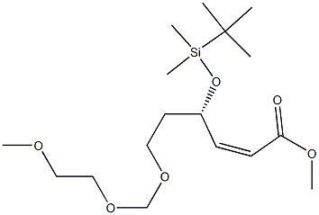 (2Z,4S)-4-(tert-Butyldimethylsiloxy)-6-[(2-methoxyethoxy)methoxy]-2-hexenoic acid methyl ester