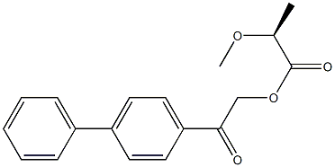 [S,(-)]-2-Methoxypropionic acid p-phenylphenacyl ester