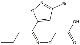 [[(Z)-1-(3-Bromoisoxazol-5-yl)butylidene]aminooxy]acetic acid