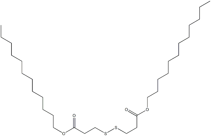3,3'-ジチオジプロピオン酸ジドデシル 化学構造式