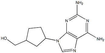 2,6-Diamino-9-(3-hydroxymethylcyclopentyl)-9H-purine