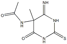 5-Acetylamino-1,2,5,6-tetrahydro-6-imino-5-methyl-2-thioxopyrimidin-4(3H)-one