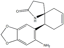 (5S,10S)-10-(6-Amino-1,3-benzodioxol-5-yl)-1-azaspiro[4.5]dec-7-en-2-one