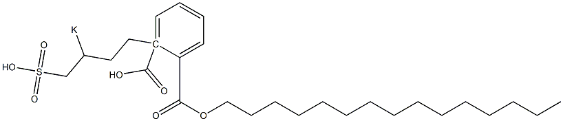Phthalic acid 1-pentadecyl 2-(3-potassiosulfobutyl) ester