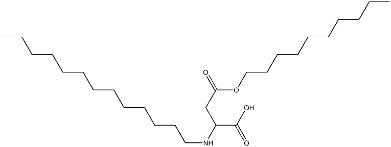 2-Tridecylamino-3-(decyloxycarbonyl)propionic acid