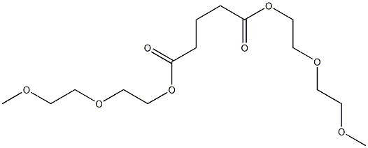 プロパン-1,3-ジカルボン酸ビス[2-(2-メトキシエトキシ)エチル] 化学構造式