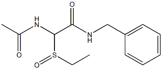 2-Acetylamino-2-ethylsulfinyl-N-benzylacetamide