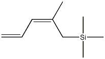 [(2Z)-2-Methyl-2,4-pentadienyl]trimethylsilane Structure