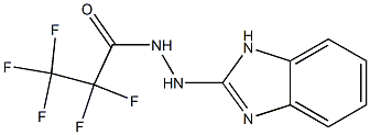 2-(1H-Benzimidazol-2-yl)-1-(pentafluoropropionyl)hydrazine Structure