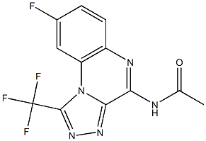4-Acetylamino-1-trifluoromethyl-8-fluoro[1,2,4]triazolo[4,3-a]quinoxaline