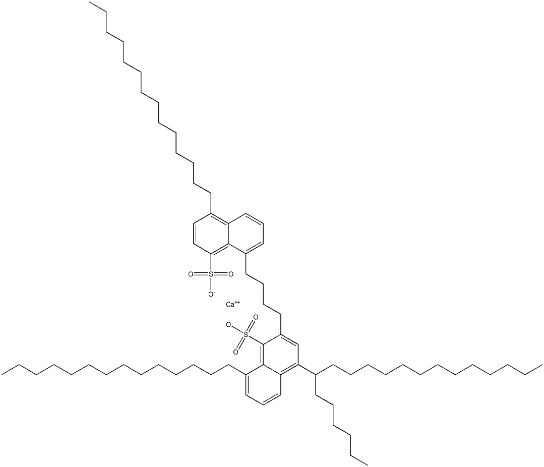Bis(4,8-ditetradecyl-1-naphthalenesulfonic acid)calcium salt