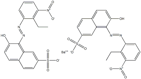 Bis[1-[(2-ethyl-3-nitrophenyl)azo]-2-hydroxy-7-naphthalenesulfonic acid]barium salt