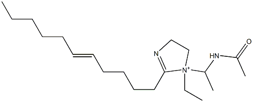 1-[1-(Acetylamino)ethyl]-1-ethyl-2-(5-undecenyl)-2-imidazoline-1-ium