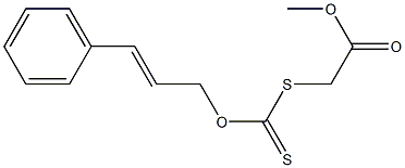 Dithiocarbonic acid O-cinnamyl S-methoxycarbonylmethyl ester