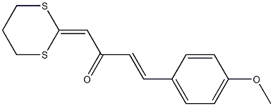 1-(1,3-Dithian-2-ylidene)-4-(4-methoxyphenyl)-3-buten-2-one