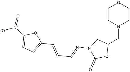 5-Morpholinomethyl-3-[3-(5-nitro-2-furyl)allylideneamino]-2-oxazolidinone