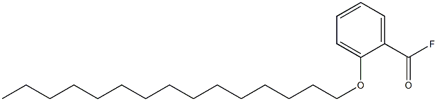 2-(ペンタデシルオキシ)ベンゾイルフルオリド 化学構造式
