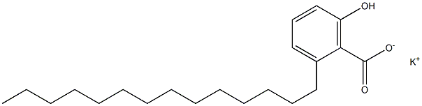 2-Tetradecyl-6-hydroxybenzoic acid potassium salt