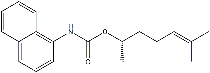 [S,(+)]-6-Methyl-5-heptene-2-ol 1-naphtylcarbamate