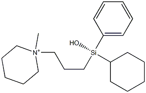 1-[3-[(S)-Hydroxycyclohexylphenylsilyl]propyl]-1-methylpiperidinium