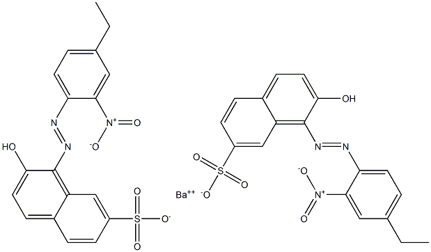 Bis[1-[(4-ethyl-2-nitrophenyl)azo]-2-hydroxy-7-naphthalenesulfonic acid]barium salt