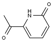 6-アセチルピリジン-2(1H)-オン 化学構造式