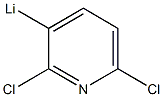 3-リチオ-2,6-ジクロロピリジン 化学構造式