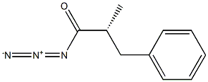 [R,(-)]-2-Benzylpropionic acid azide Struktur