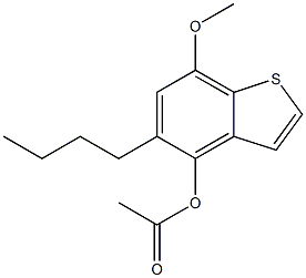 4-Acetoxy-5-butyl-7-methoxybenzo[b]thiophene