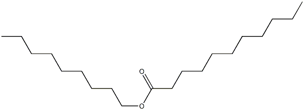 ウンデカン酸ノニル 化学構造式