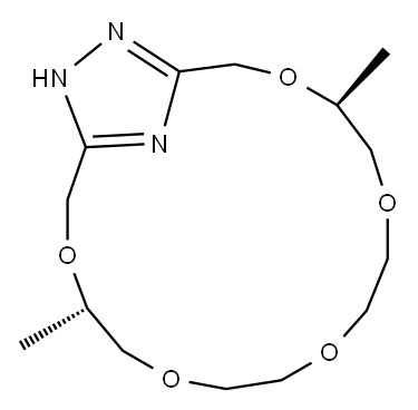 (4S,14S)-4,14-Dimethyl-3,6,9,12,15-pentaoxa-18,19,20-triazabicyclo[15.2.1]icosa-1(20),17-diene