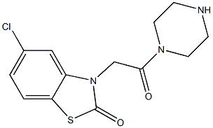 3-[2-(1-Piperazinyl)-2-oxoethyl]-5-chlorobenzothiazole-2(3H)-one