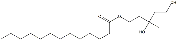 Tridecanoic acid 3,5-dihydroxy-3-methylpentyl ester