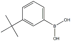 3-叔丁基苯硼酸 结构式
