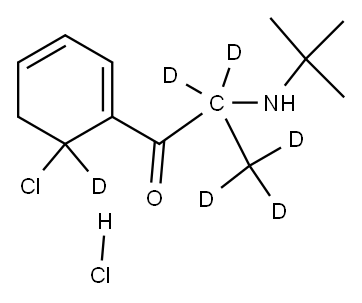 2-(tert-ButylaMino)-2'-chloropropiophenone-d6 Hydrochloride