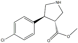 (+/-)-trans-4-(4-Chlorophenyl)-3-(methoxycarbonyl)pyrrolidine