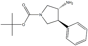 (+/-)-trans-tert-Butyl 3-amino-4-phenylpyrrolidine-1-carboxylate|