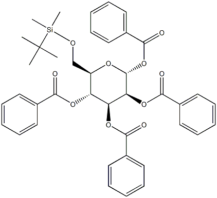 1,2,3,4-Tetra-O-benzoyl-6-O-tert-butyldimethylsilyl-a-D-mannopyranose