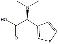 N,N-二甲基-3-噻吩基甘氨酸, , 结构式