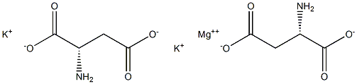 门冬氨酸钾镁 结构式